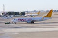 Boing 737- 800 from Pegasus airline on push back in Antalya, Turkey