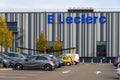 Exterior view of an E. Leclerc shopping center