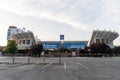 Exterior view of the Albertsons Stadium, home of the Boise State Broncos football team Royalty Free Stock Photo