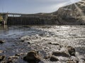 Boise River Diversion Dam from below Royalty Free Stock Photo