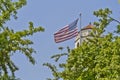 Boise Train Depot Flag Flying Proudly