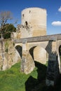 Coudray Tower. Fortress. Chinon. France Royalty Free Stock Photo