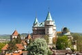 Bojnice castle near Prievidza town, Slovakia, Europe Royalty Free Stock Photo