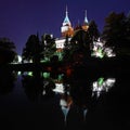 Bojnice castle in the night Royalty Free Stock Photo