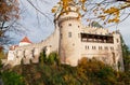 Bojnice castle at sunset Royalty Free Stock Photo
