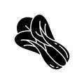 Bok choy black glyph icon