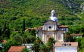 Boka Kotor , Montenegro , town in the mountains.