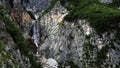 Boka waterfall , Julian alps , Slovenia Royalty Free Stock Photo