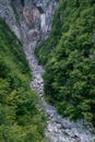 Boka waterfall in Triglav National Park, Slovenia