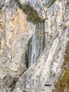 Boka waterfalls, Slovenia Royalty Free Stock Photo
