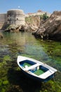 Bokar fort and city walls. Dubrovnik. Croatia Royalty Free Stock Photo