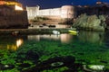 Bokar Fort at night. Dubrovnik. Croatia Royalty Free Stock Photo