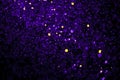 Bokeh abstract background with dark violet color
