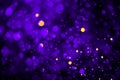 Bokeh abstract background with dark violet color