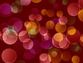 Bokeh abstract background wiith shiny