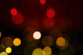 Bokeh abstract with hot red fire flame light background