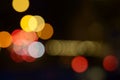 bokeh backgrond night imagin light Royalty Free Stock Photo