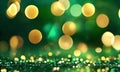 bokeh background. Abstract blur bokeh banner background. Golden boke