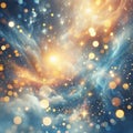 Bokeh background close-up, abstract circular background bokeh space background, Generative AI Royalty Free Stock Photo