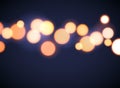 Bokeh background effect circle focus. Abstract vector blur bokeh light yellow soft flare