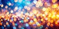 Bokeh Background with Glowing Lights Royalty Free Stock Photo