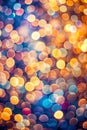 Bokeh Background with Glowing Lights Royalty Free Stock Photo