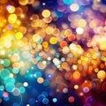 Bokeh Background with Glowing Lights Royalty Free Stock Photo