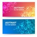 bokeh banner background vector illustration design Royalty Free Stock Photo