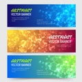 bokeh banner background vector illustration design Royalty Free Stock Photo