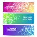 bokeh banner background vector illustration design Royalty Free Stock Photo