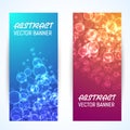 Bokeh banner background vector illustration Royalty Free Stock Photo