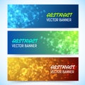 Bokeh banner background vector illustration Royalty Free Stock Photo