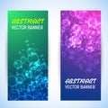 Bokeh banner background vector illustration Royalty Free Stock Photo
