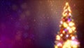 bokeh beautified christmas pine colorful backdrop . design abstract 3D rendering