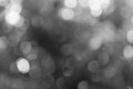 Bokeh in Black and White Background
