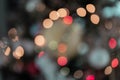 Bokeh Blurred Lights Multi Color Royalty Free Stock Photo