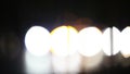 Bokeh from car lights 1080p