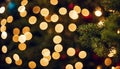 Bokeh from chrismas tree ,beautiful color for