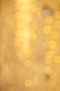 Bokeh Christmas background. Golden glitter sparkle defocused background Royalty Free Stock Photo