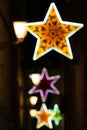 Bokeh of christmas lights Royalty Free Stock Photo