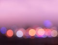 Bokeh city lights background Royalty Free Stock Photo