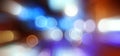 Bokeh city lights blurred background Royalty Free Stock Photo