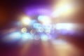 Bokeh city lights blurred background Royalty Free Stock Photo