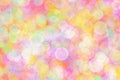 Bokeh dot colorful shiny sparkling light of various colors glittering illustration for abstract background template designs, paper Royalty Free Stock Photo