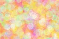 Bokeh dot colorful shiny sparkling light of various colors glittering illustration for abstract background template designs, paper Royalty Free Stock Photo