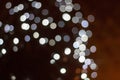 Bokeh effect of city lights at night creating a beautiful abstract background Royalty Free Stock Photo