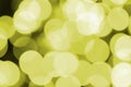 Bokeh effect golden yellow defocused light background. Christmas Lights Concept Royalty Free Stock Photo