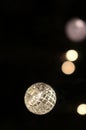 Bokeh effect from that looks like outter space with fauceted object Royalty Free Stock Photo