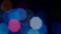 Bokeh glow defocused blue pink gleaming flecks