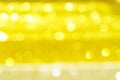 Bokeh glow sparkle glitter for Christmas festival or Happy new year color  blurred  yellow gold orange background Royalty Free Stock Photo